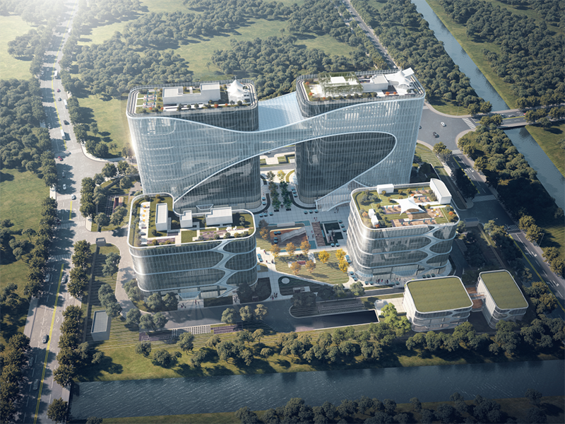共建未来丨Z6尊龙股份（上海）创新基地亮相“2023年闵行区重大工程项目开工仪式”主会场！